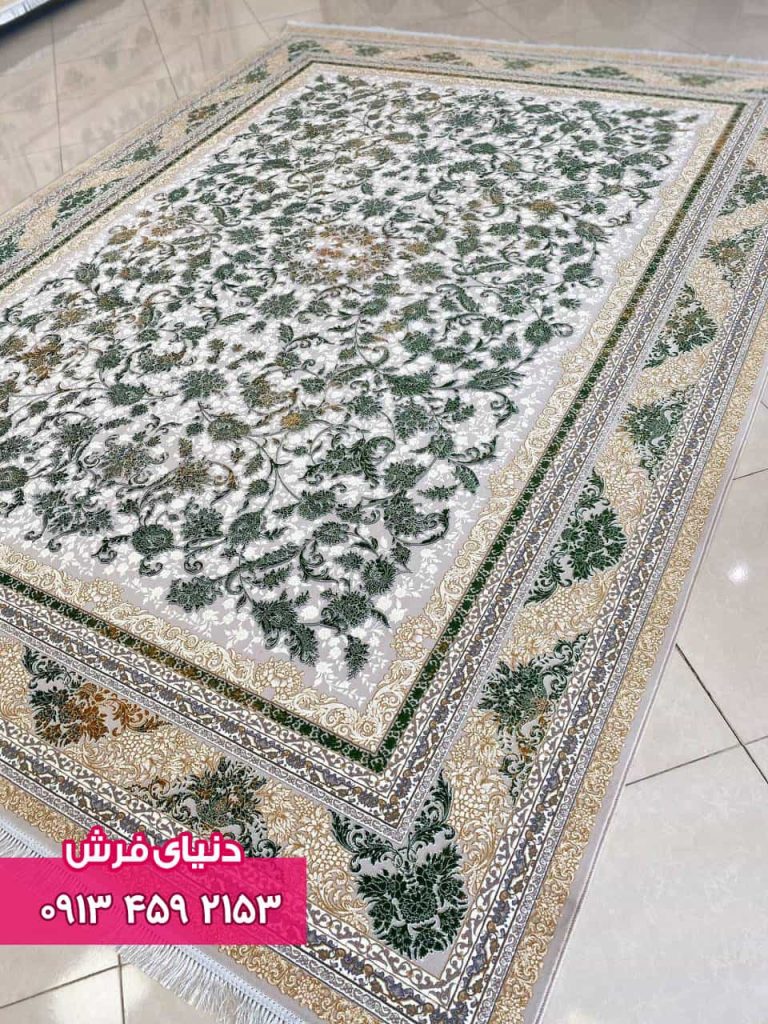 فرش افشان گل ریز صدفی