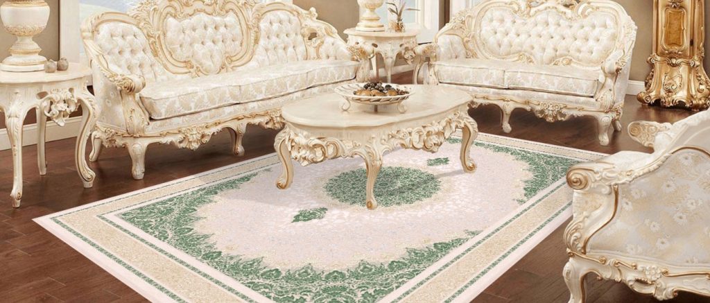 خرید فرش سبز
