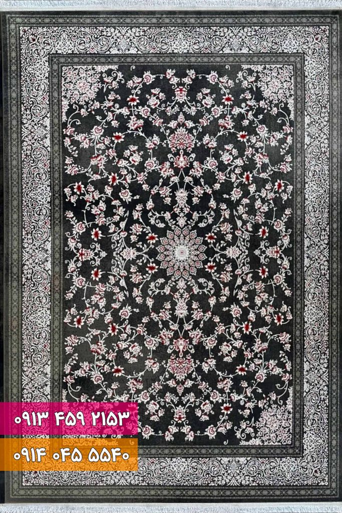 فرش کد 73111DL طوسی لاکی