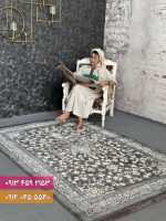 فرش کد 73111DT طوسی طلایی 2
