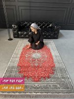 فرش کد 73126LD لاکی طوسی 3