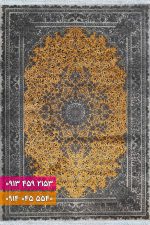 فرش کد 73126TD طلایی طوسی
