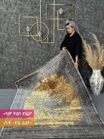 فرش کد 73126TD طلایی طوسی 3