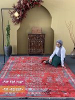 فرش کد 73130ZL زغالی لاکی 1