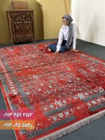 فرش کد 73130ZL زغالی لاکی 2