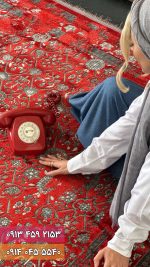 فرش کد 73130ZL زغالی لاکی 3
