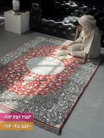 فرش کد 73133ZL زغالی لاکی 2