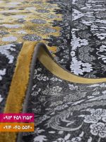 فرش کد 73133ZT زغالی طلایی 1
