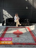 فرش کد 73141DL طوسی لاکی