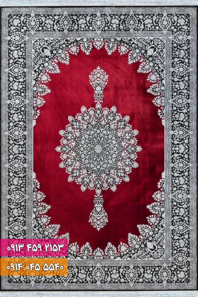 فرش کد 73144 لاکی زغالی