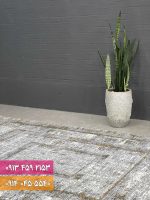 فرش فانتزی کد 41187NT نقره ای طلایی 1