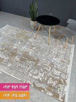 فرش فانتزی کد 42007N نقره ای 1