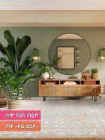 فرش کد 71028NW نسکافه ای سفید 2