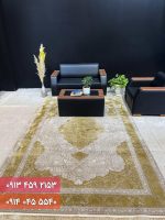 فرش کد 71048NT نسکافه ای طلایی 1