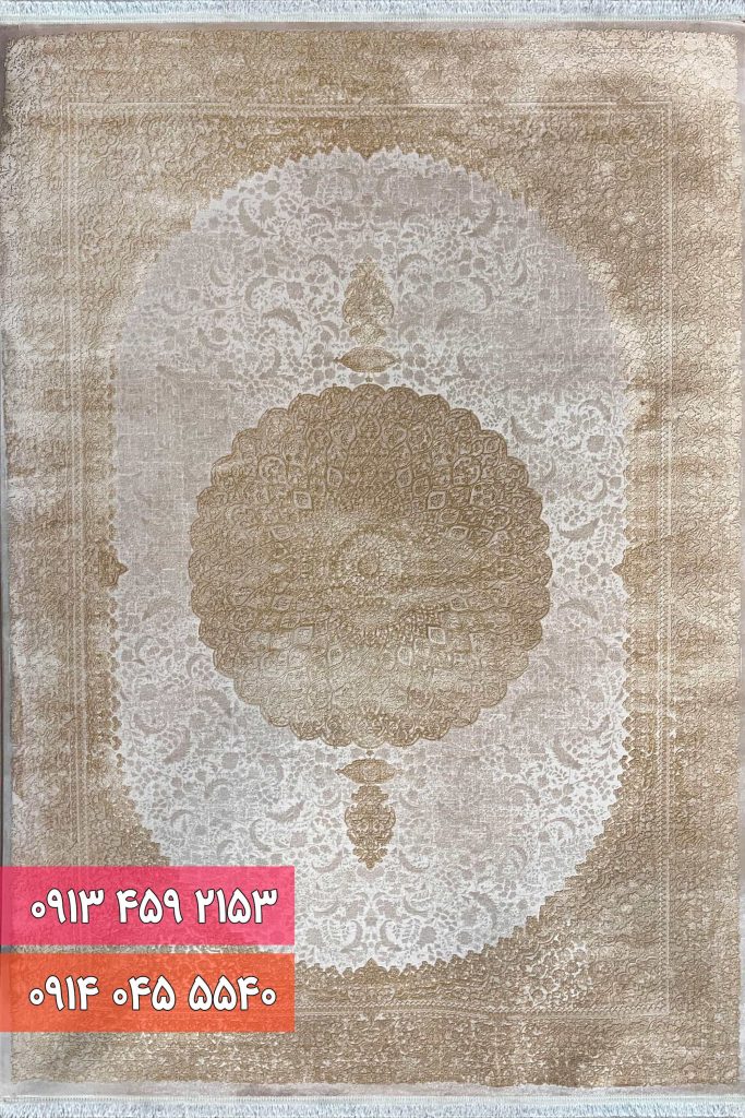 فرش کد 71050KB کرم بژ