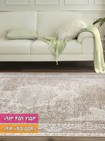 فرش کد 71055NB نسکافه ای بژ 2