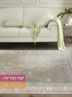 فرش کد 71059NW نسکافه ای سفید 1