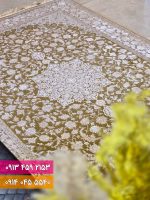 فرش کد 71212NT نسکافه ای طلایی 3