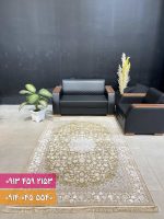 فرش کد 71212NT نسکافه ای طلایی 1