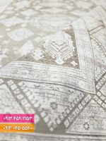 فرش کد 71241KW کرم سفید 3