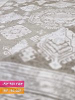 فرش کد 71241KW کرم سفید 4