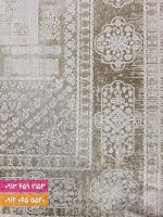 فرش کد 71242NW نسکافه ای سفید 1