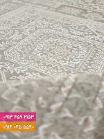 فرش کد 71242NW نسکافه ای سفید 2
