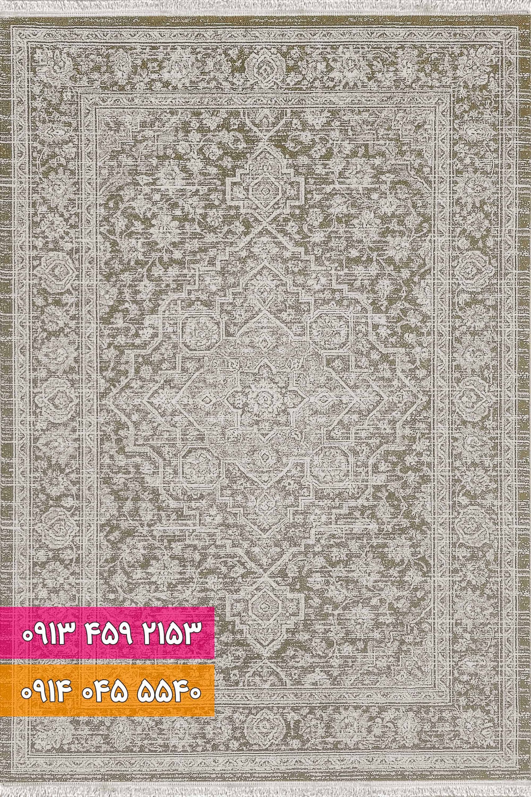 فرش کد 71244 nw (1) فرش کد 71244NW نسکافه ای سفید