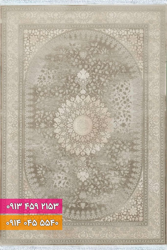 فرش کد 71247KB کرم بژ