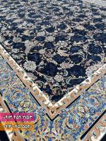 فرش افشان اصیل سرمه ای 1