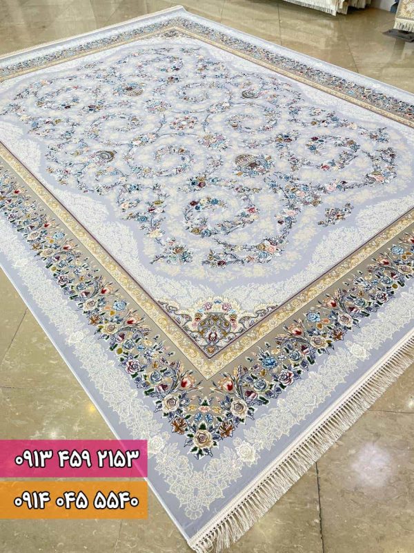 فرش طرح شکوه نقره ای