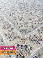 فرش طرح مروارید کرم 1