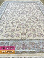 فرش طرح مروارید کرم 2