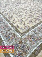 فرش طرح مروارید کرم 1