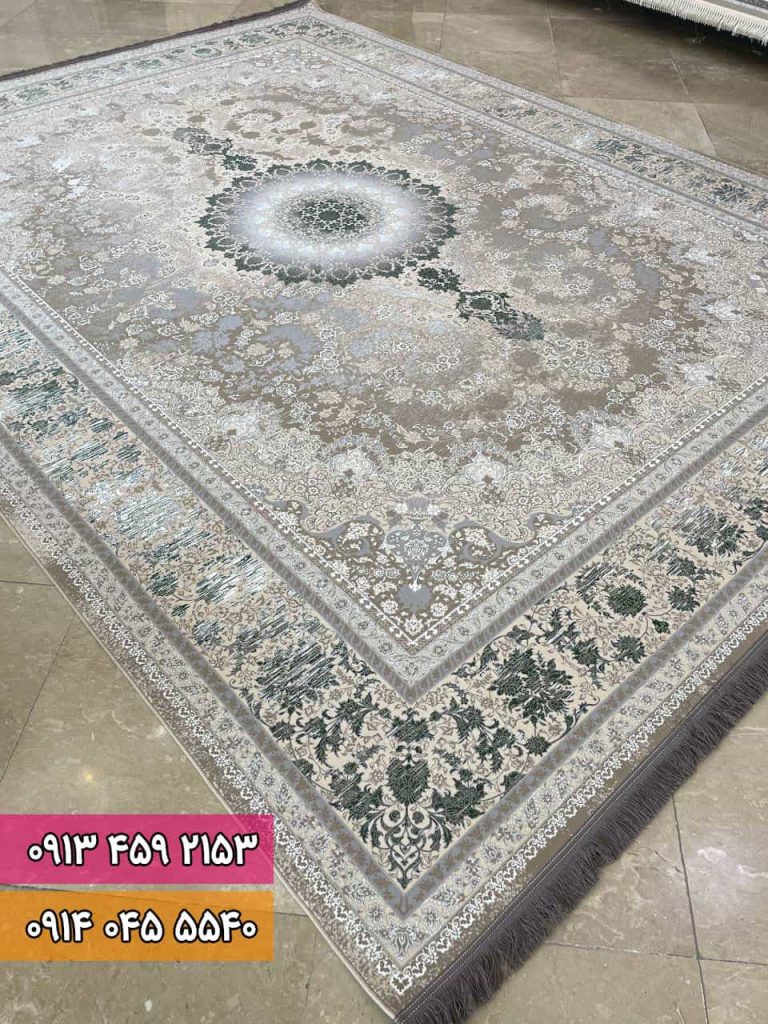 فرش طرح ۵۰۵۰ سبز