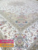 فرش طرح گلنار سفید 2