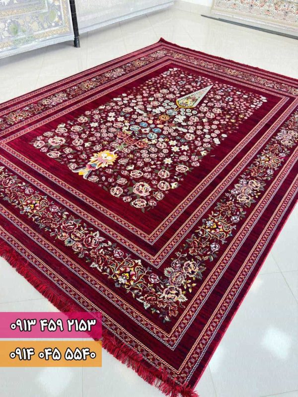 فرش طرح سرو لاکی