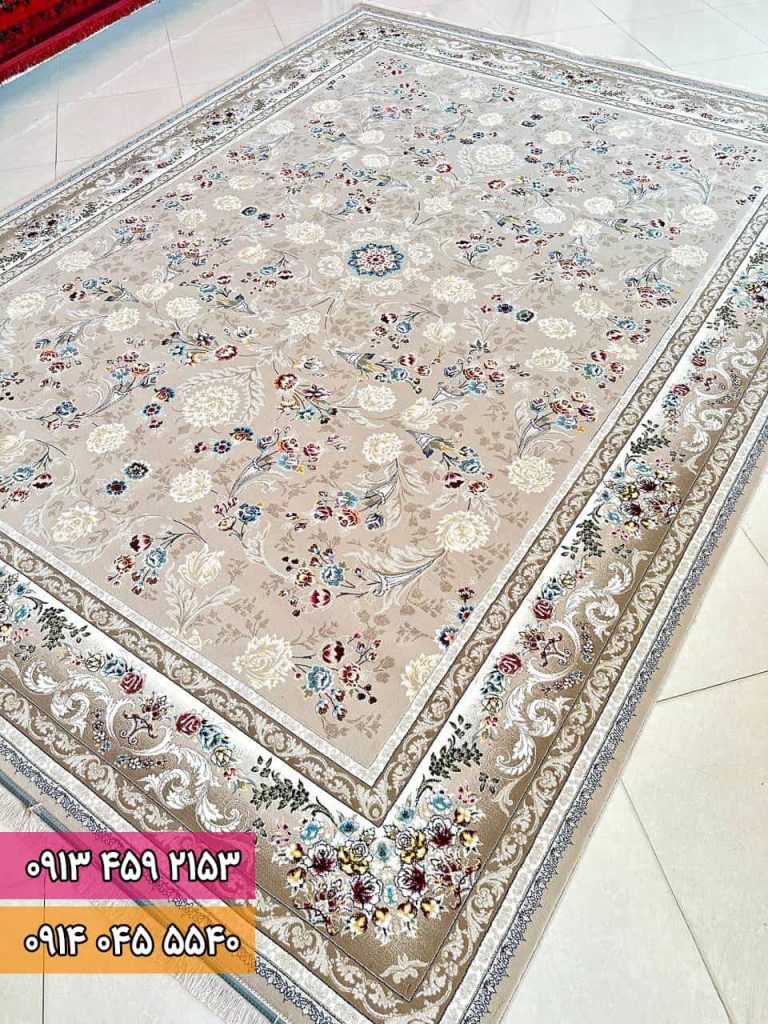 فرش افشان نوژان بژ