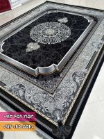 فرش طرح کویر سرمه ای