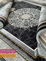 فرش طرح کویر سرمه ای 2