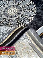 فرش طرح کویر سرمه ای 4
