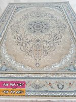 فرش طرح گلن بژ 2