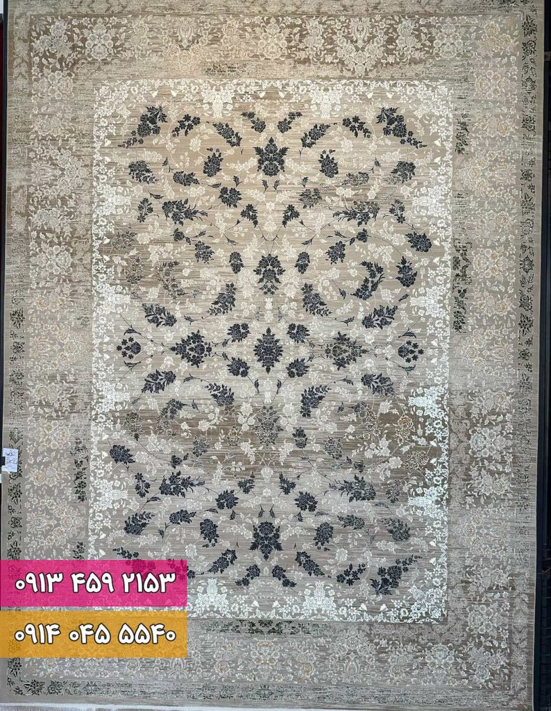 فرش طرح لیندا بژ